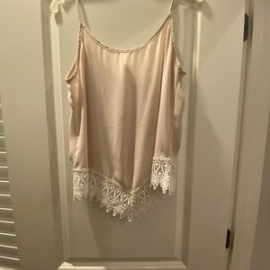 Cream colored tank top